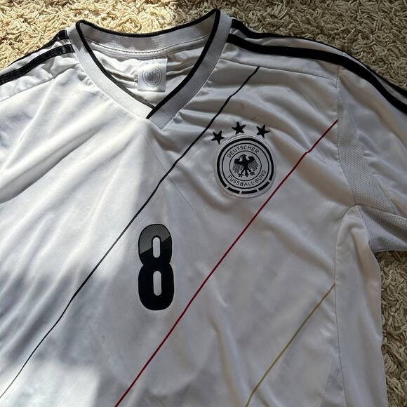 Germany Original Home Football Shirt Soccer Jersey Number #8 Ozil DFB Mens XL - Picture 4 of 12